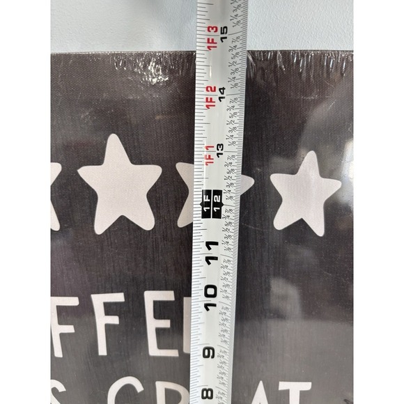 Coffee Bar Wall Art Sign Funny "COFFEE WAS GREAT, BARISTA WAS CUTE" Cafe Decor - Picture 7 of 8